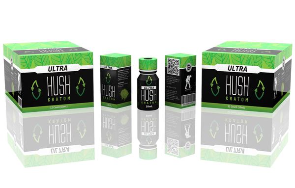 Hush Ultra Lime Kratom Extract Shot