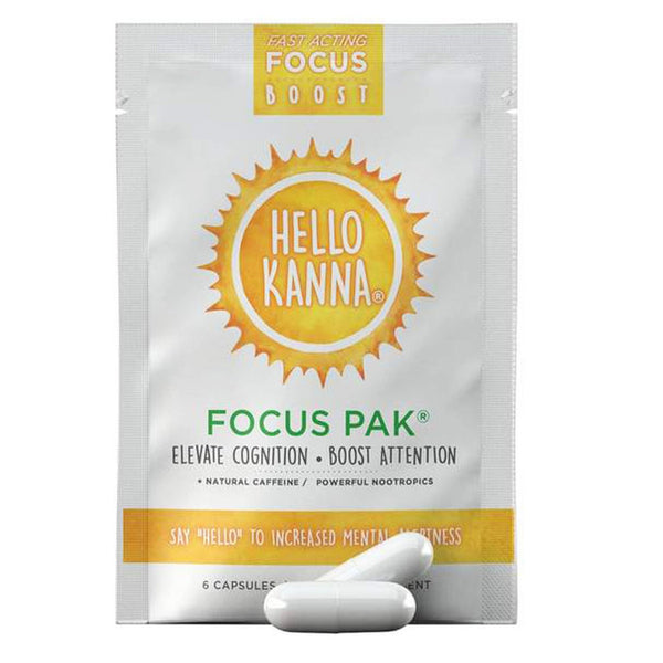 This is a picture of a focus pak of Kanna nootropic supplement