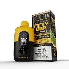 Fifty bar 20k disposable vape sour batch
