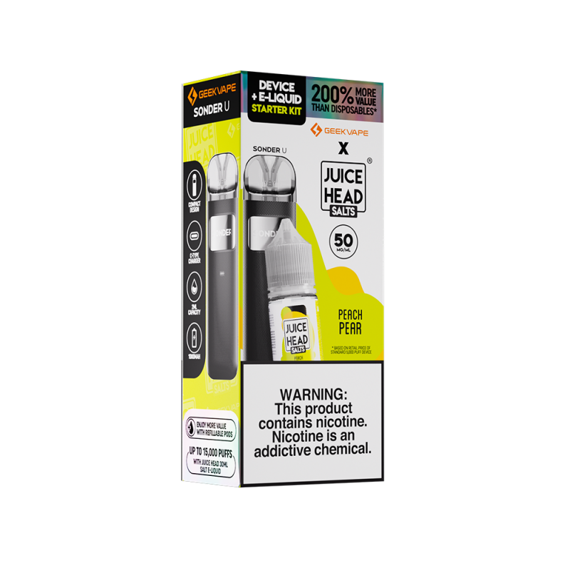 GeekVape x Juice Head Salts - Device + E-Liquid Starter Kit