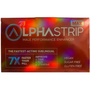AlphaStrip MAX Male Enhancement Sublingual Strip (Maximum Strength)