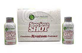 Speciosa Shot Kratom Extract 30ml by Zion Herbals