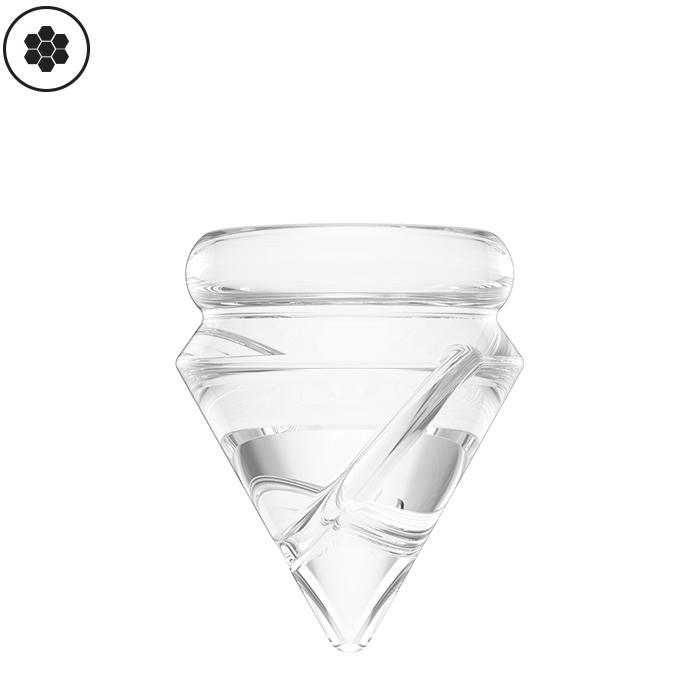 White Rhino Glass Diamond Spinner Carb Cap