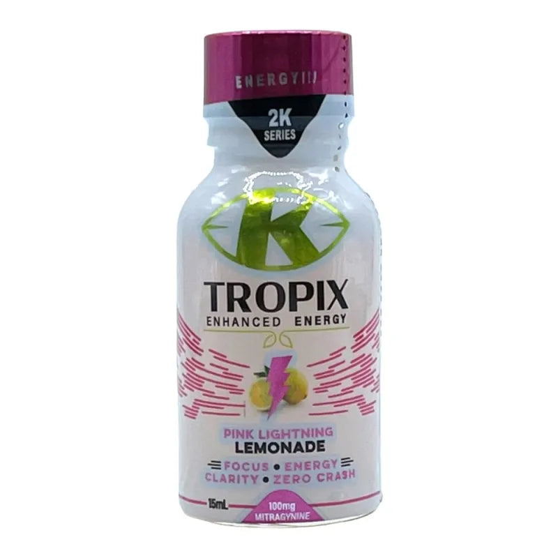 K Tropix Pink Lightning Lemonade Kratom Shot